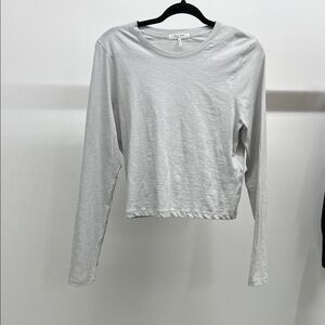 Rag & Bone Light Gray Long Sleeve Tee